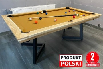 Loftowo-bilardowy stół Wenecja 8 ft od polskiego producenta