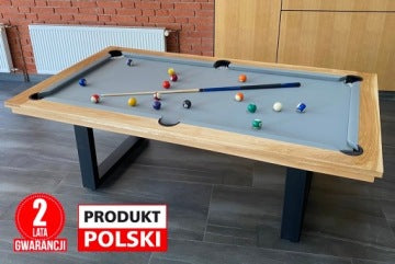 Loftowo-bilardowy stół Bergamo 7 ft od polskiego producenta