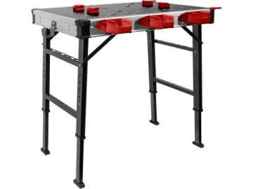 Regulowany stół warsztatowy Fortum 85 x 50 cm, nośność 450 kg