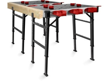 Regulowany stół warsztatowy Fortum 85 x 50 cm, nośność 450 kg